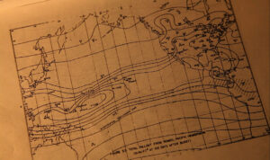 a map of radiation